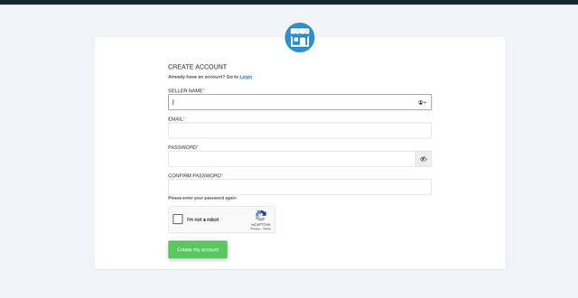 Register your account