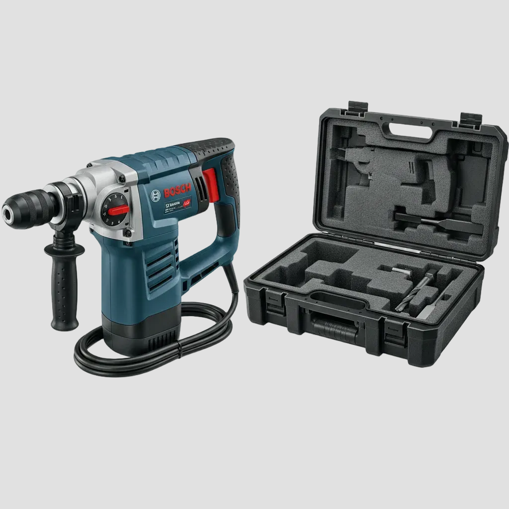 Bosch 12 Amp 1-9/16 in. Corded Variable Speed SDS-Max Combination Concrete/Masonry Rotary Hammer Drill with Carrying Case