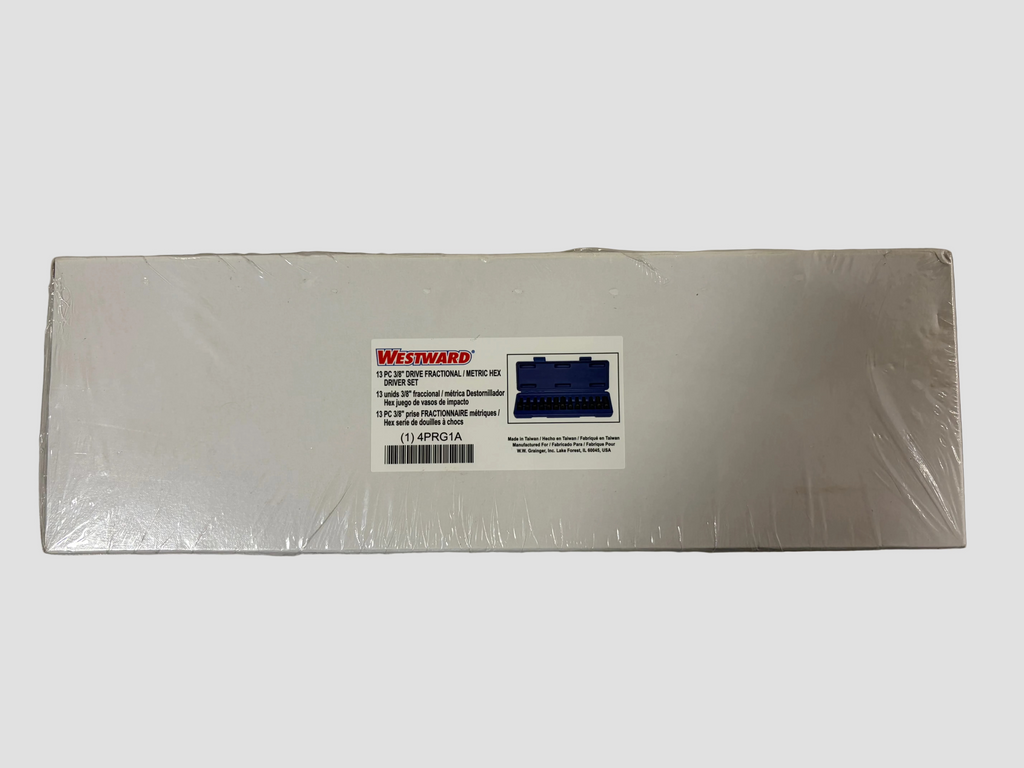 Sealed box containing Westward blue socket case